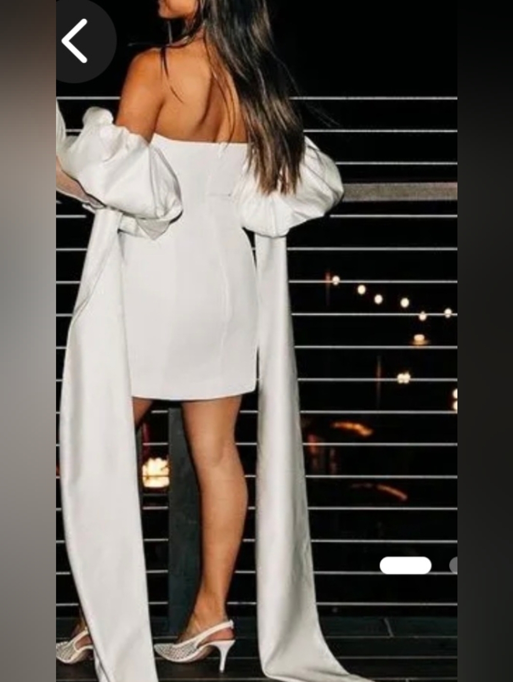 Miscreant Puffer Train Dramatic Draped Sleeves Set Photoshoot Ready One Size